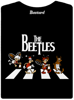 Beatles dámské tričko s lemem Black