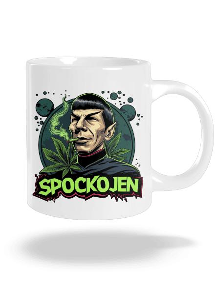 Spockojen velký hrnek White