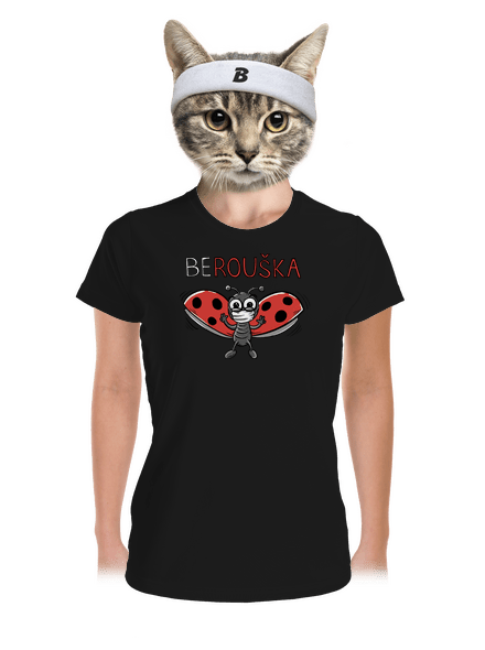 Berouška dámské sportovní tričko Black