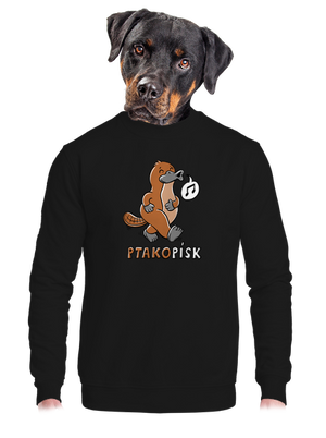 unisex mikina bez kapuce