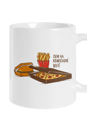 Krabičková dieta klasický hrnek White