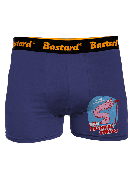 Básnické střevo boxerky Blue Navy