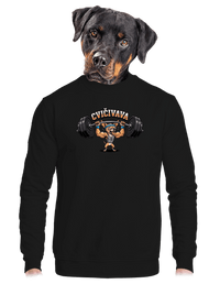 unisex mikina bez kapuce