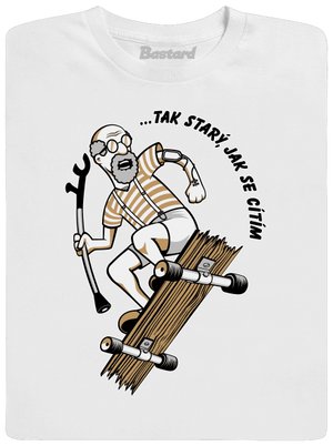 Starý, jak se cítím pánské dlouhý rukáv White