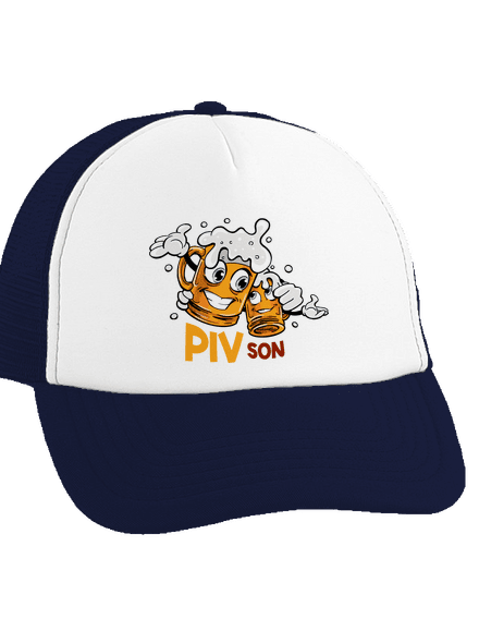 Pivson kšiltovka truckerka French Navy cap