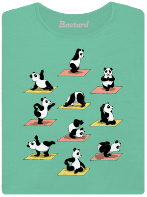 Pandí jóga dámské tričko premium Mint Mal