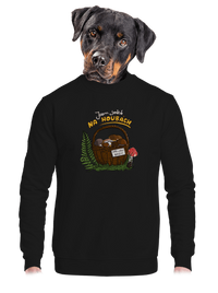 unisex mikina bez kapuce