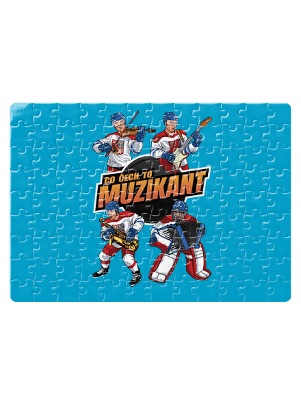 Co Čech, to hokejista puzzle White