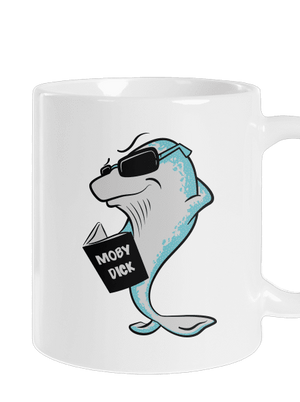 Moby Dick klasický hrnek White