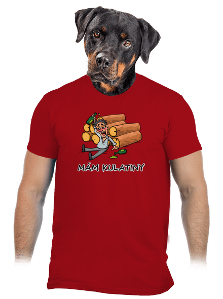 Mám kulatiny pánské tričko Red