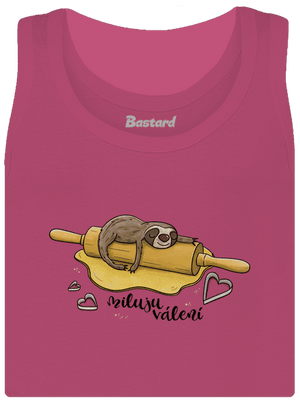 Miluju válení dámské tílko klasické Magenta