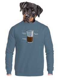 unisex mikina bez kapuce