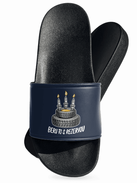 Beru to s rezervou pantofle Navy