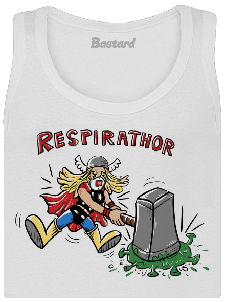 Respirathor dámské tílko klasické White
