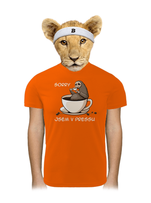 V pressu dětské sportovní tričko Neon Orange