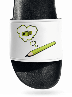 Tužka a Ořezávátko pantofle White