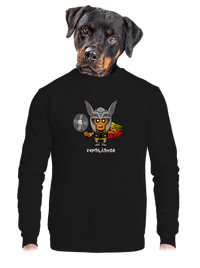 unisex mikina bez kapuce