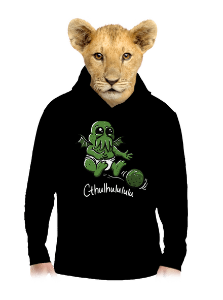 Cthulhululu dětská mikina klokanka Black