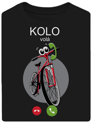 Kolo volá unisex tričko oversized Black