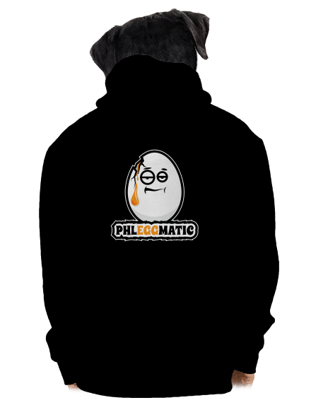 Phleggmatic pánská mikina na zip Black