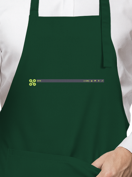 NYX lišta zástěra Bottle Green