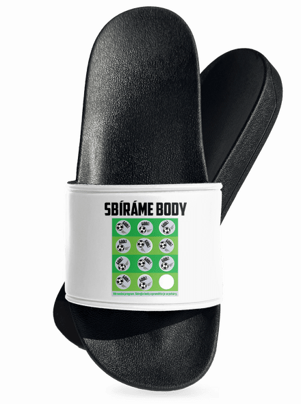 Sbíráme body - fotbal pantofle White