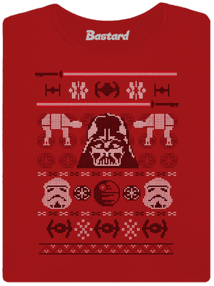 Vader na svetru dámské tričko s lemem Red Mal