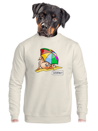 unisex mikina bez kapuce