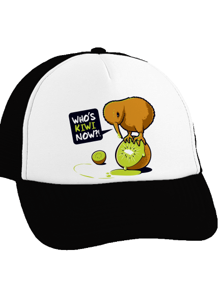 Kiwi kšiltovka truckerka Black cap