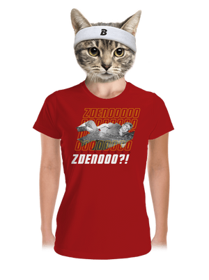 B18: Bába pod kořenem dámské sportovní tričko Red Mal