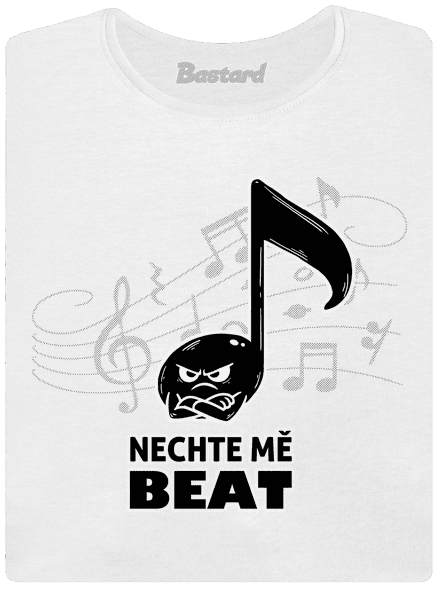 Nechte mě beat dámské tričko premium White