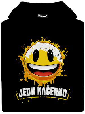 Jedu načerno dámská mikina klokanka Black