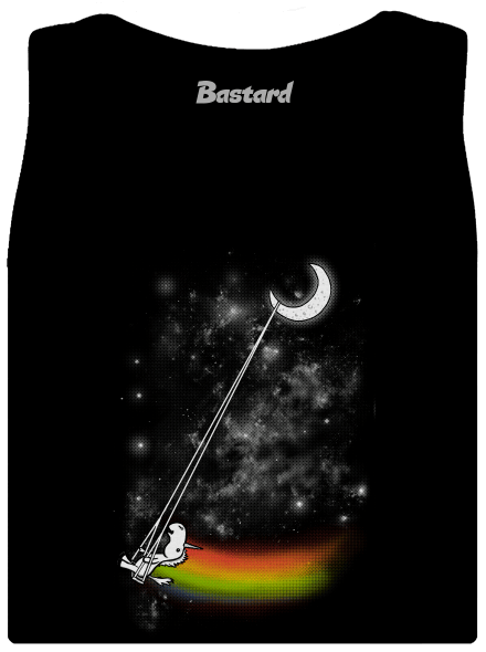 Unicorn Universe dámské tílko klasické Black