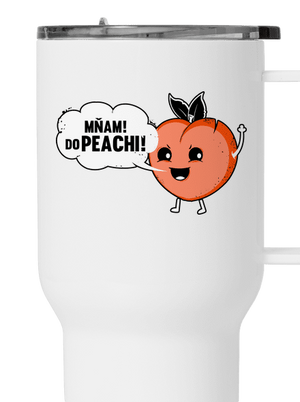 Mňam do peachi termohrnek White