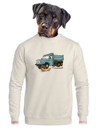 unisex mikina bez kapuce