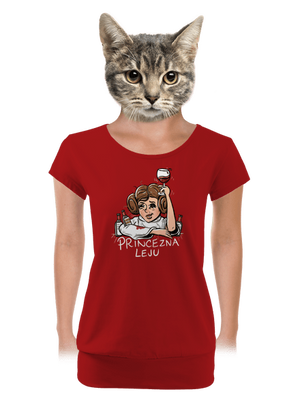 dámské tričko s lemem