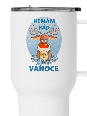 Nemám rád Vánoce termohrnek White