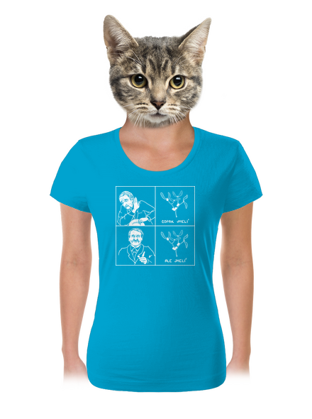 Cimrman: Copak jmelí dámské tričko Blue Atol