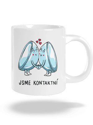 Kontaktní čočky velký hrnek White