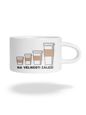 Na velikosti záleží hrnek makronka White