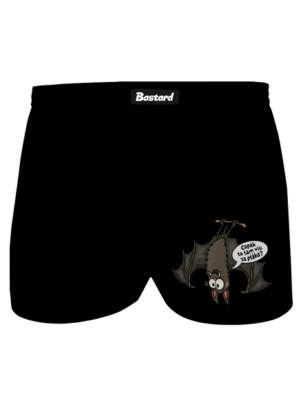 Visící netopýr pánské trenky Black