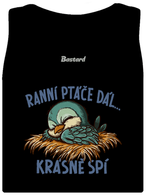Ranní ptáče spí dámské tílko klasické Black