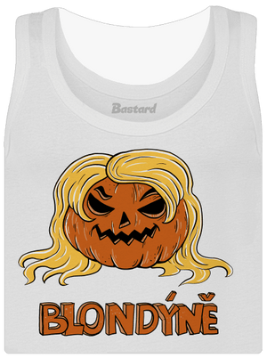 Blondýně dámské tílko klasické White