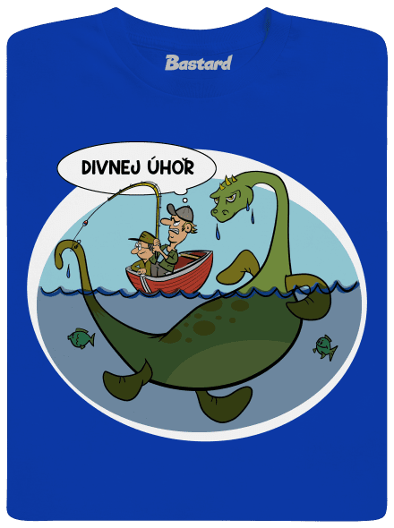Divný úhoř pánské dlouhý rukáv Royal Blue