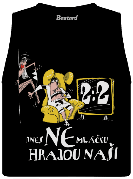 Hrajou naši dámské tílko volné Black