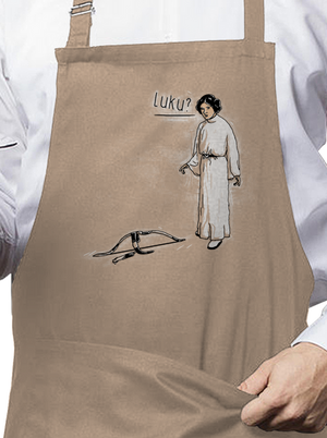 Luke a Leia zástěra Rope