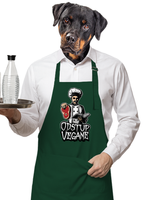 Odstup vegane zástěra Bottle Green