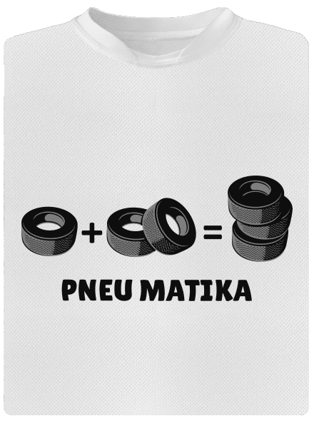 Pneu Matika pánské sportovní tričko White