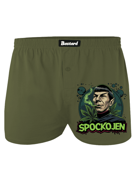 Spockojen pánské trenky Khaki