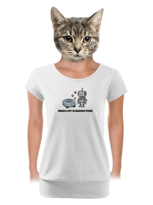 dámské tričko s lemem